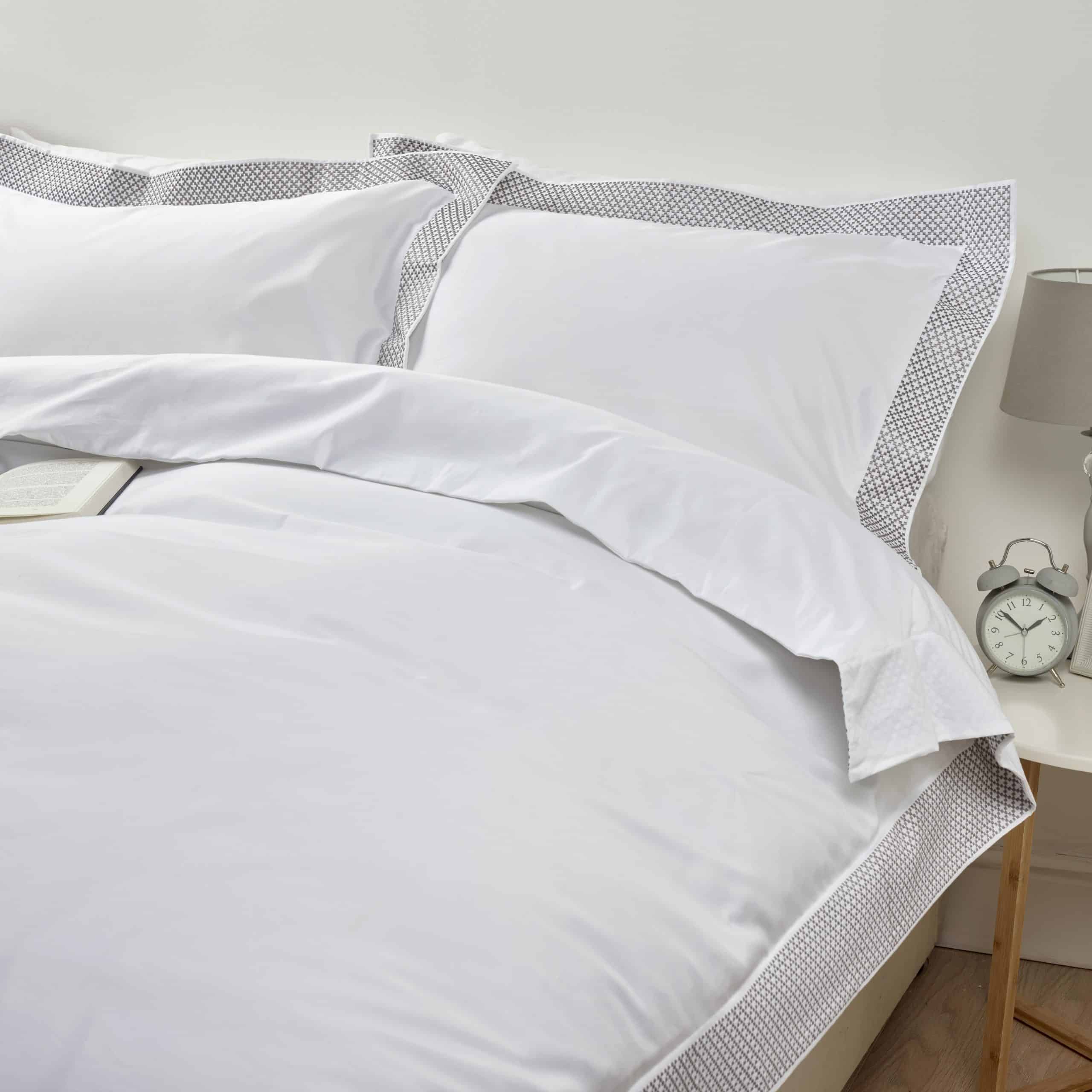 Madison 550 Thread Pure Cotton Sateen Bedlinen - Steel